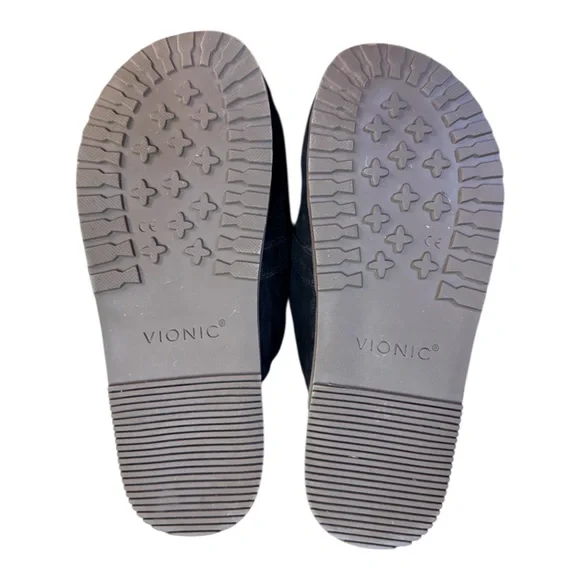 Vionic Georgie Chain Detail Mules Black Suede Women’s Size 8.5 - Picture 7 of 8